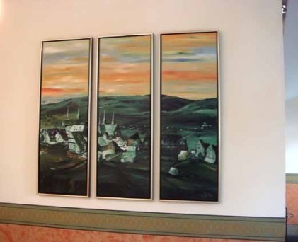 Mannheim, Gemälde, Malerei, Kunst im Raum, Raumkunst, Leasing, unstdruck, Reproduktion